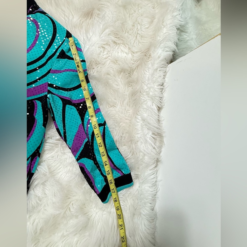 #576 Ming Wang Patterned Jacket Size S - image 8